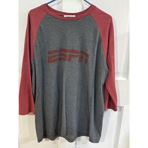 ESPN Baseball Tshirt 3/4 Length Sleeve XL